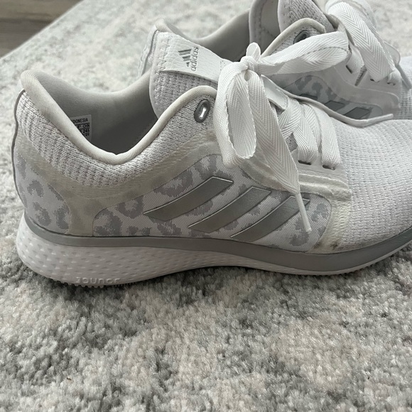 Adidas White/Grey Cheetah Edge Lux Sneakers - Like New (7.5) - Picture 2 of 2